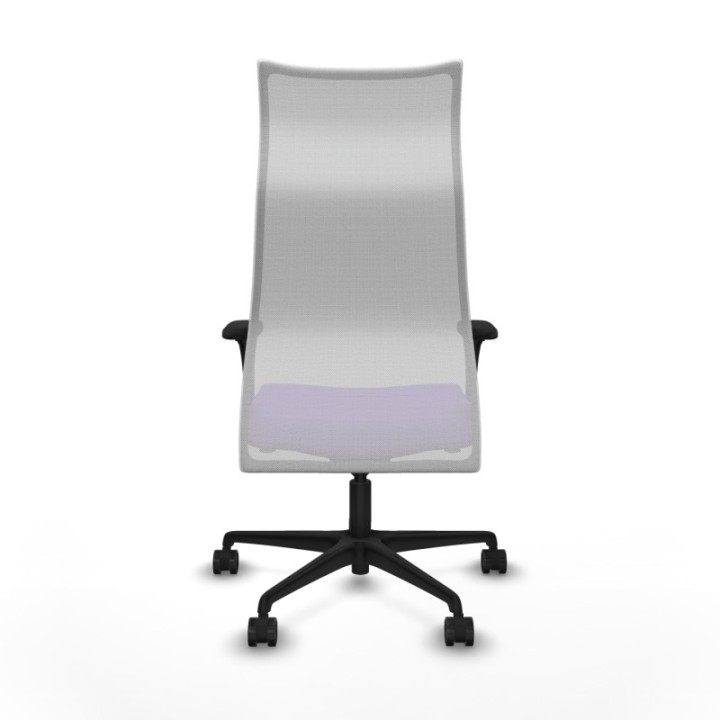 Albacete malla sincro malla blanca bali lila brazos 1D base nailon ruedas 65 mm nailon