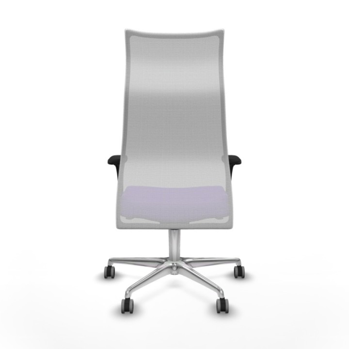 Albacete malla sincro malla blanca bali lila brazos 1D base aluminio ruedas 65mm engomadas