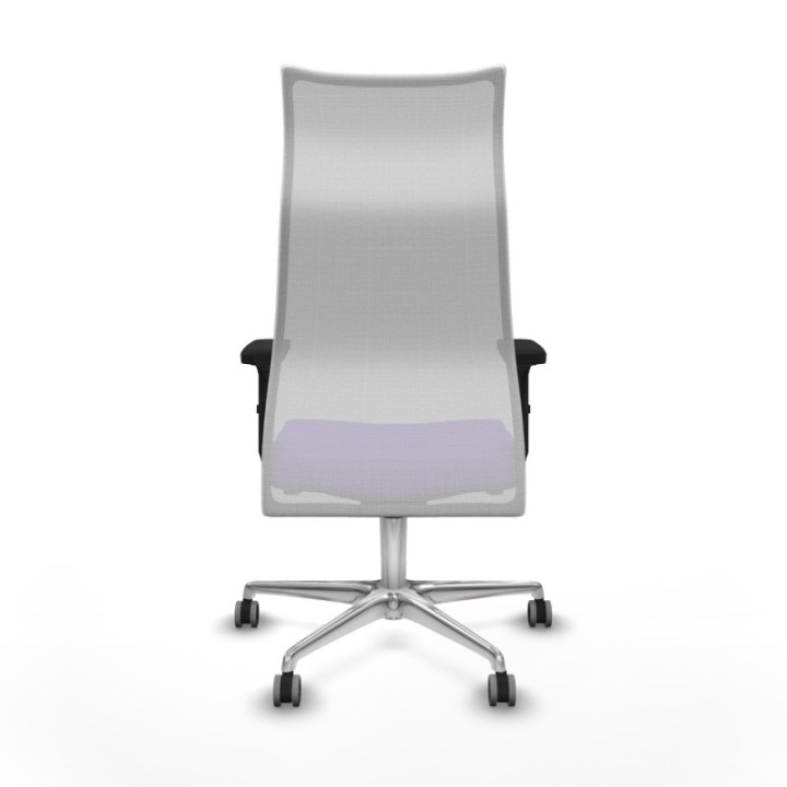 Albacete malla sincro malla blanca bali lila brazos 2D base aluminio ruedas 65mm engomadas