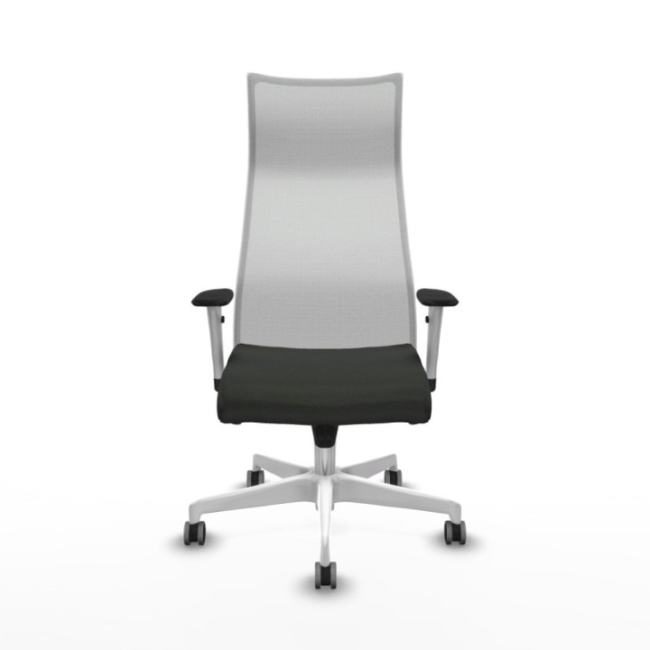 Albacete malla sincro malla blanca bali negro brazos blancos base blanca ruedas 65mm engomadas