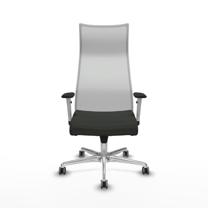 Albacete malla sincro malla blanca bali negro brazos blancos base aluminio ruedas 65mm engomadas