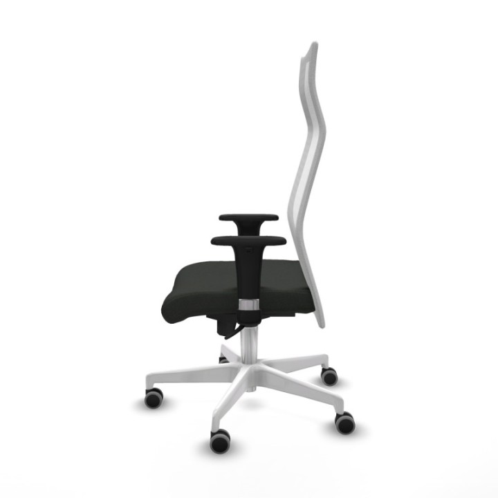 Albacete malla sincro malla blanca bali negro brazos 1D base blanca ruedas 65mm engomadas