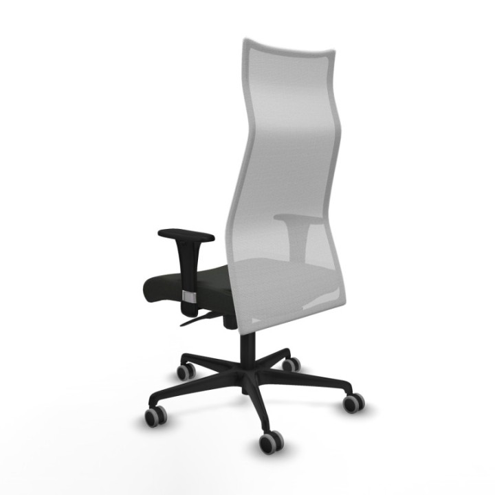 Albacete malla sincro malla blanca bali negro brazos 1D base nailon ruedas 65mm engomadas