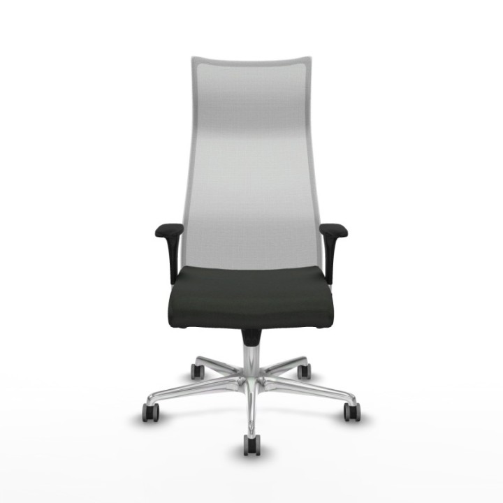 Albacete malla sincro malla blanca bali negro brazos 1D base aluminio ruedas 65mm engomadas