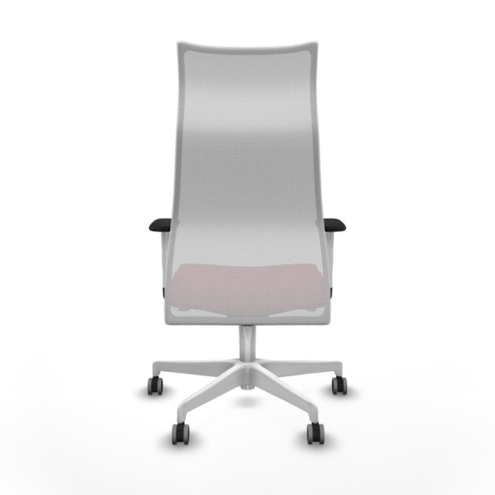 Albacete malla sincro malla blanca bali granate brazos blancos base blanca ruedas 65mm engomadas