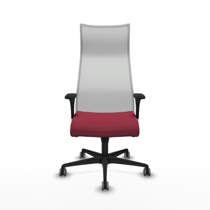 Albacete malla sincro malla blanca bali granate brazos 1D base nailon ruedas 65mm engomadas