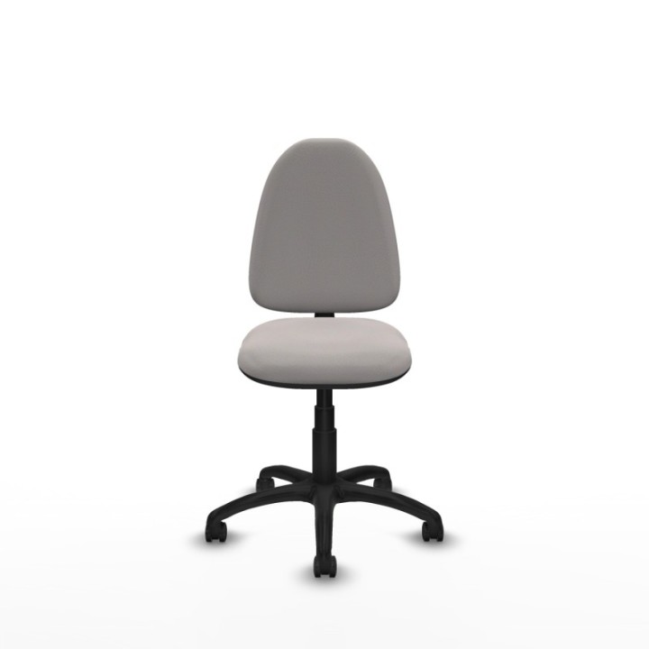 Aýna CP similpiel blanco sin brazos base poliamida ruedas engomadas 50mm