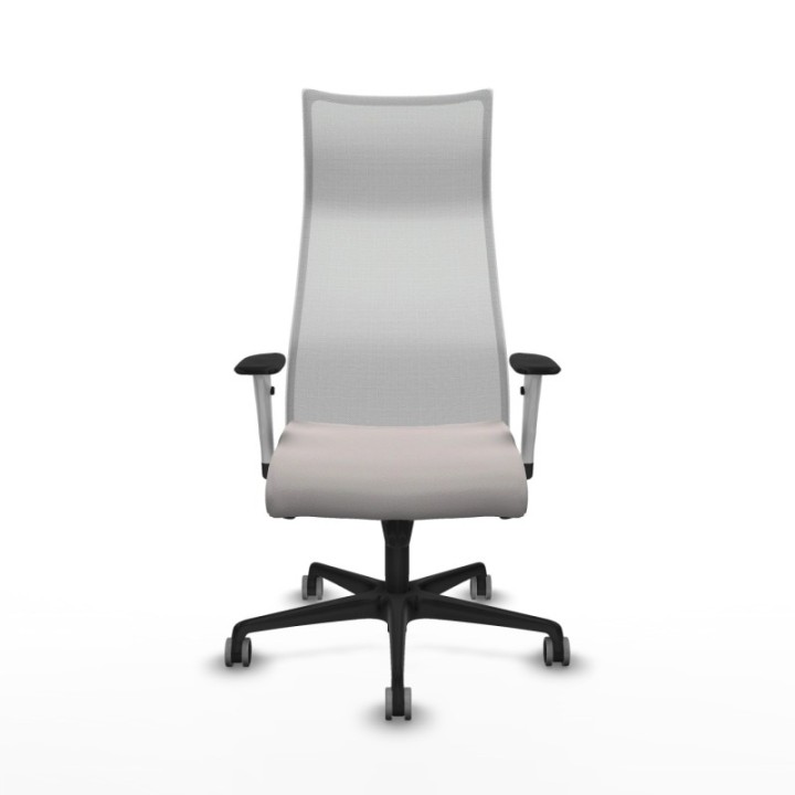 Albacete malla sincro malla blanca similpiel blanco brazos blancos base nailon ruedas 65mm engomadas