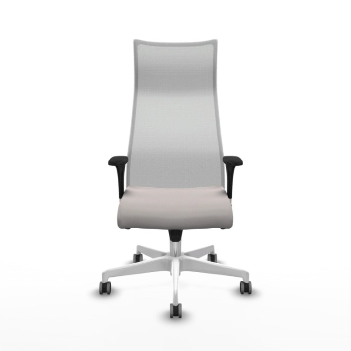 Albacete malla sincro malla blanca similpiel blanco brazos 1D base blanca ruedas 65mm engomadas