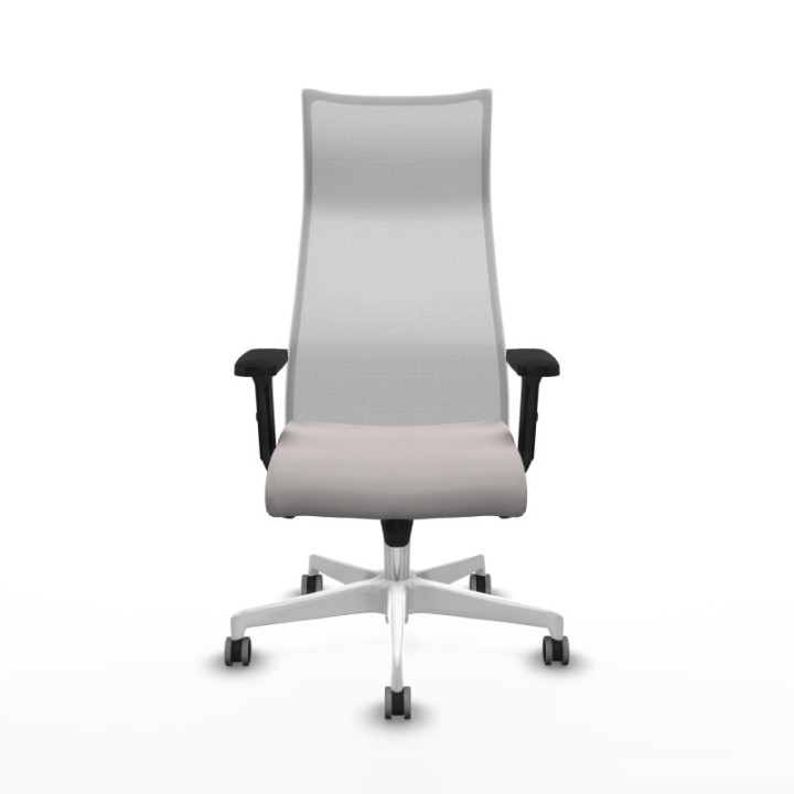 Albacete malla sincro malla blanca similpiel blanco brazos 2D base blanca ruedas 65mm engomadas