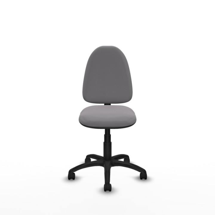 Aýna CP similpiel gris sin brazos base poliamida ruedas nailon 50mm