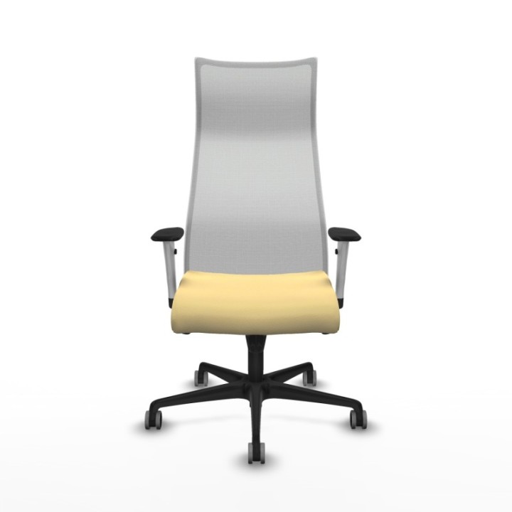 Albacete malla sincro malla blanca similpiel crema brazos blancos base nailon ruedas 65mm engomadas