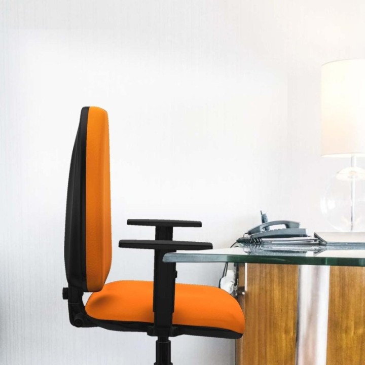 Aýna CP similpiel azul brazos 1D base poliamida ruedas nailon 50mm