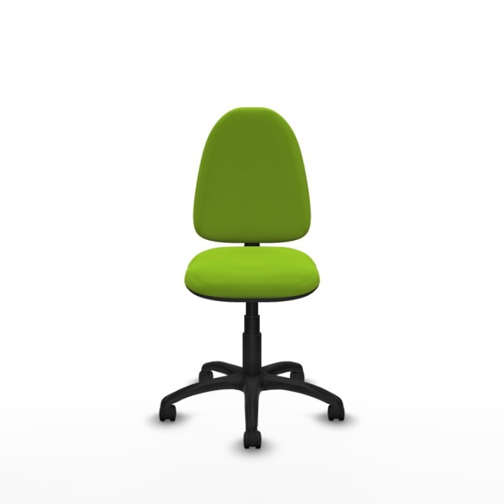 Aýna CP similpiel pistacho sin brazos base poliamida ruedas nailon 50mm