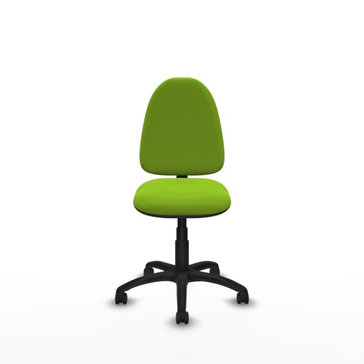 Aýna CP similpiel pistacho sin brazos base poliamida ruedas engomadas 50mm