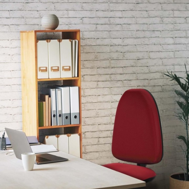 Aýna CP similpiel pistacho sin brazos base poliamida ruedas engomadas 50mm