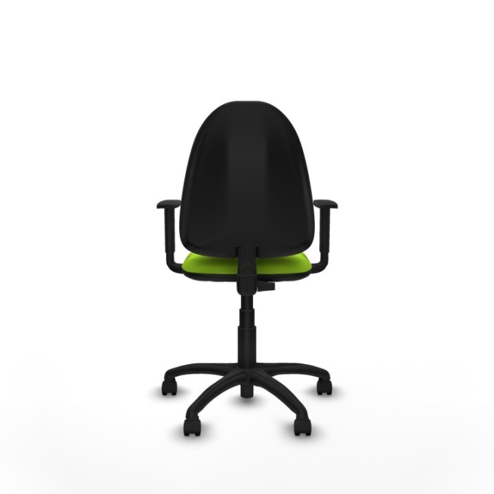 Aýna CP similpiel pistacho brazos 1D base poliamida ruedas nailon 50mm