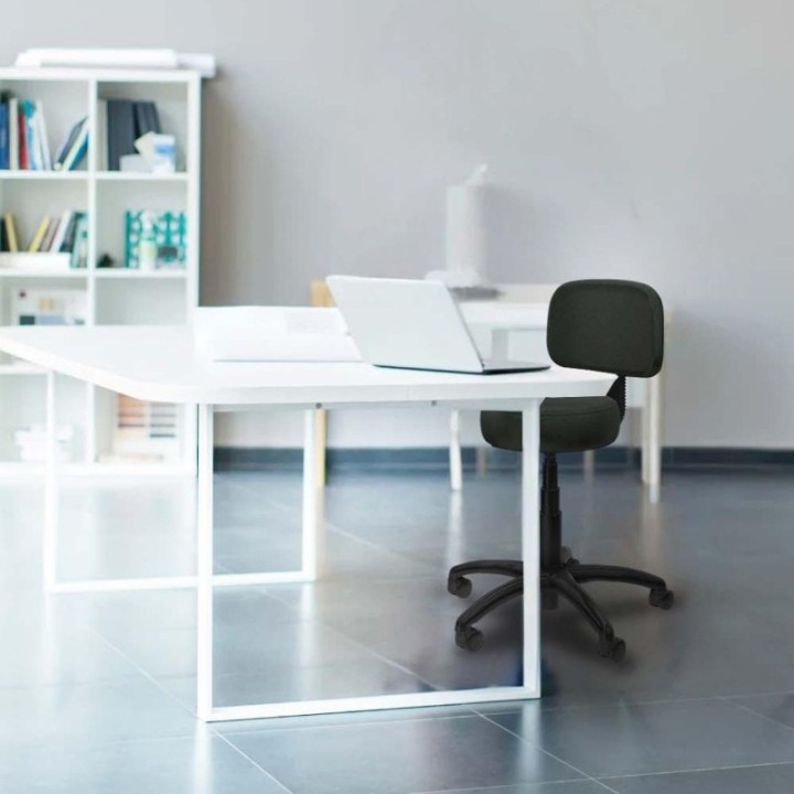 Silla Llanos giratorio bali blanco base poliamida 600 ruedas nailon 50