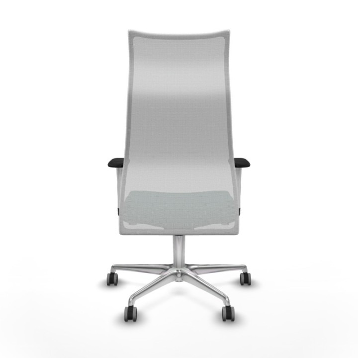 Albacete malla sincro malla blanca similpiel verde botella brazos blancos base aluminio ruedas 65mm engomadas