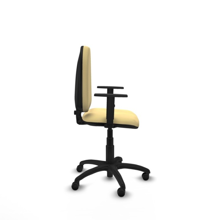 Aýna CP similpiel crema brazos 1D base poliamida ruedas engomadas 50mm