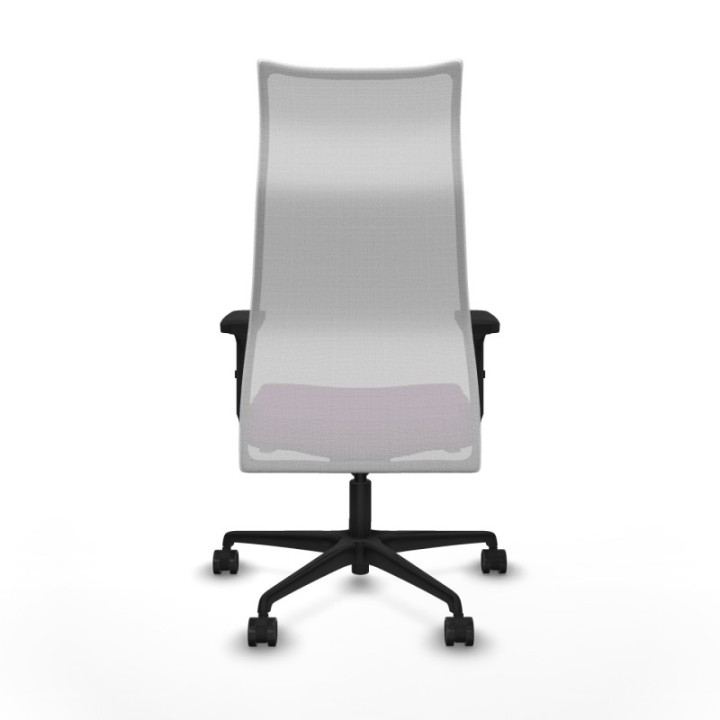 Albacete malla sincro malla blanca similpiel morado brazos 2D base nailon ruedas 65 mm nailon