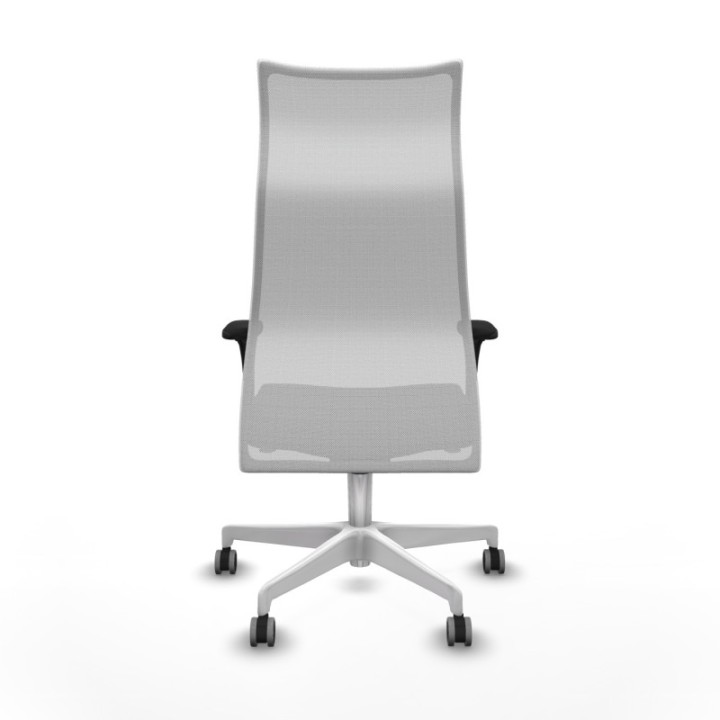 Albacete malla sincro malla blanca similpiel negro brazos 1D base blanca ruedas 65mm engomadas