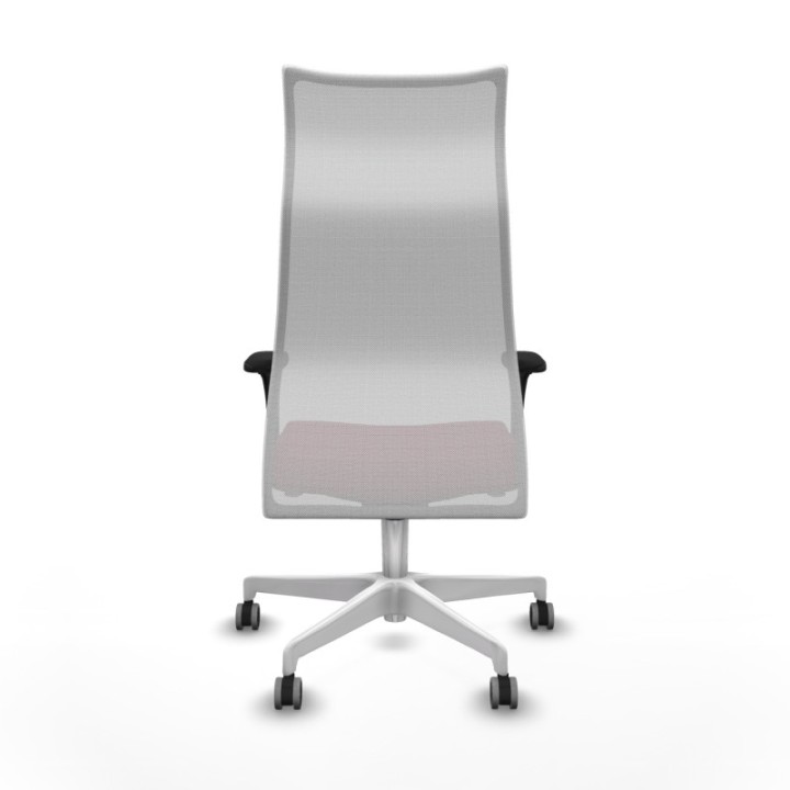 Albacete malla sincro malla blanca similpiel granate brazos 1D base blanca ruedas 65mm engomadas