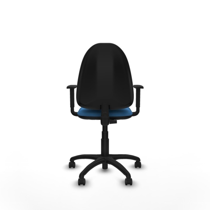 Aýna CP similpiel azul claro brazos 1D base poliamida ruedas engomadas 50mm