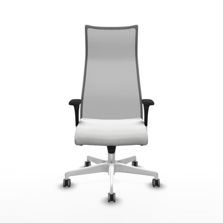 Albacete malla sincro malla gris bali blanco brazos 1D base blanca ruedas 65mm engomadas