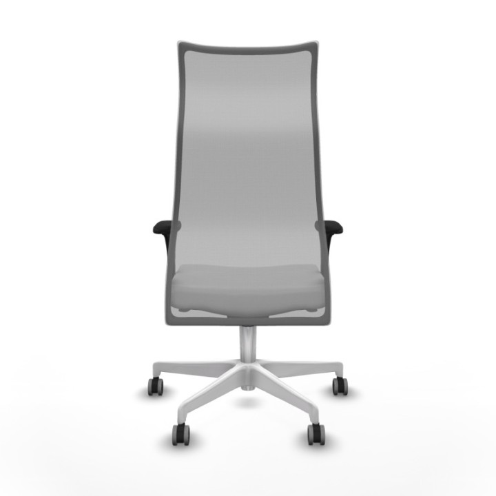 Albacete malla sincro malla gris bali blanco brazos 1D base blanca ruedas 65mm engomadas