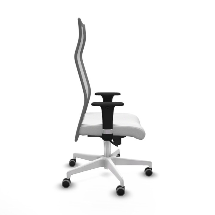 Albacete malla sincro malla gris bali blanco brazos 1D base blanca ruedas 65mm engomadas