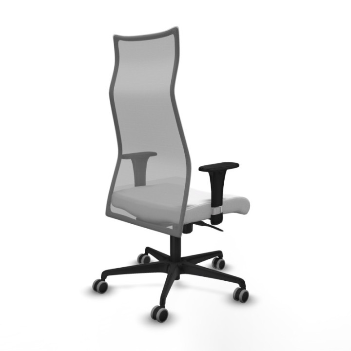 Albacete malla sincro malla gris bali blanco brazos 1D base nailon ruedas 65mm engomadas