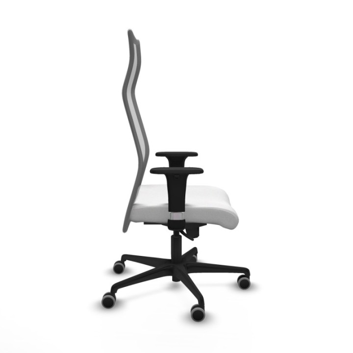 Albacete malla sincro malla gris bali blanco brazos 1D base nailon ruedas 65mm engomadas