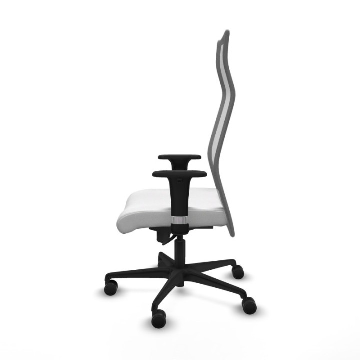 Albacete malla sincro malla gris bali blanco brazos 1D base nailon ruedas 65 mm nailon