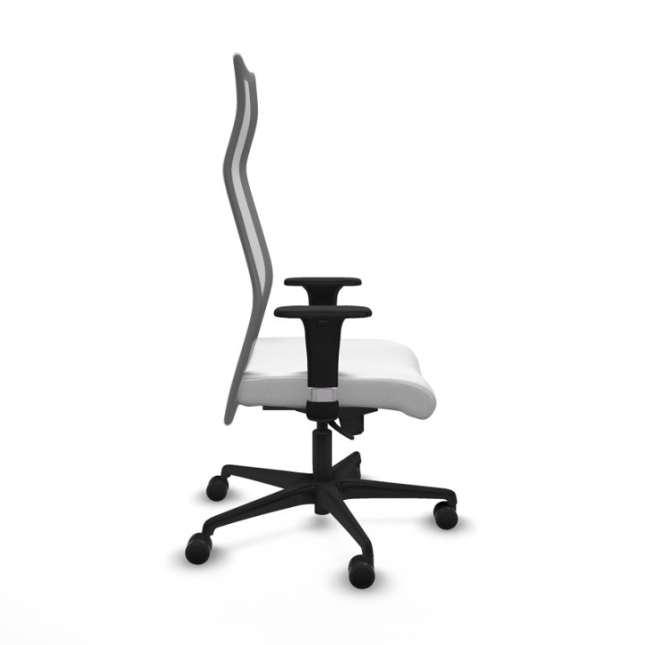 Albacete malla sincro malla gris bali blanco brazos 1D base nailon ruedas 65 mm nailon