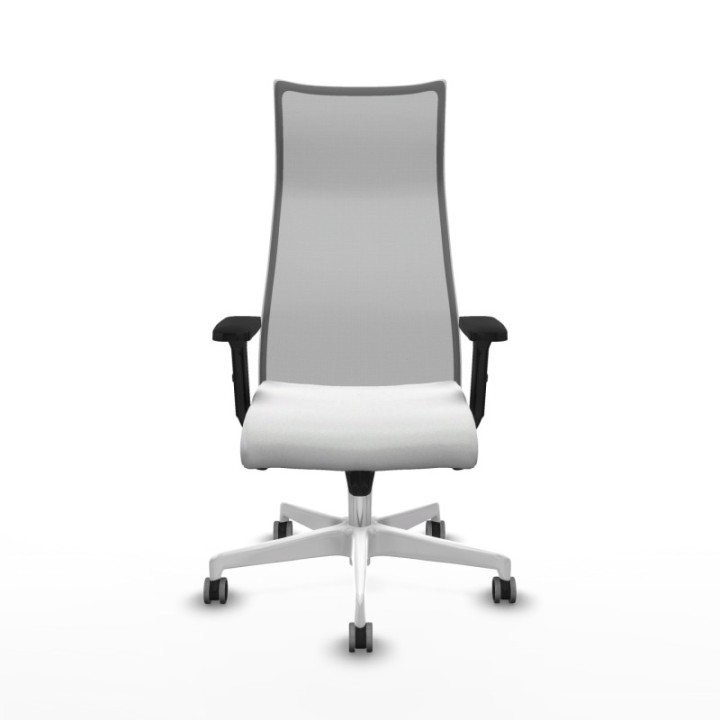 Albacete malla sincro malla gris bali blanco brazos 2D base blanca ruedas 65mm engomadas