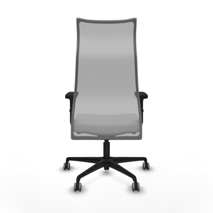 Albacete malla sincro malla gris bali blanco brazos 2D base nailon ruedas 65mm engomadas