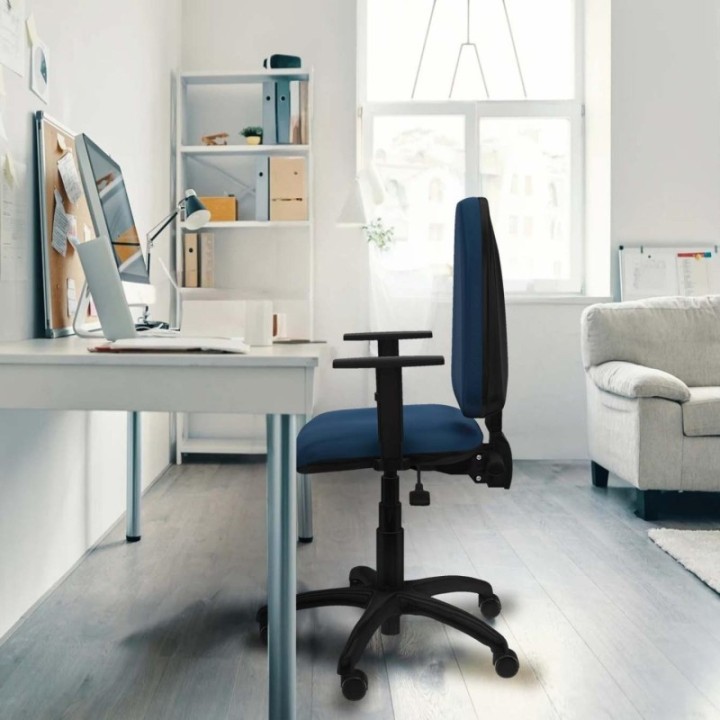 Aýna AS similpiel rojo brazos 1D base poliamida ruedas engomadas 50mm