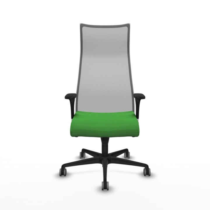 Albacete malla sincro malla gris bali verde brazos 1D base nailon ruedas 65mm engomadas