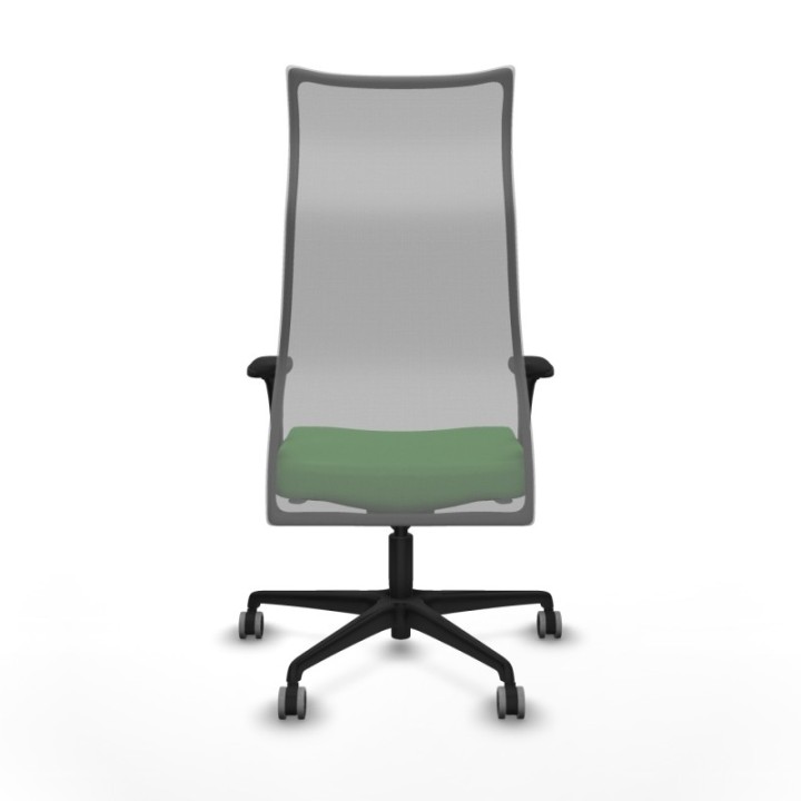 Albacete malla sincro malla gris bali verde brazos 1D base nailon ruedas 65mm engomadas