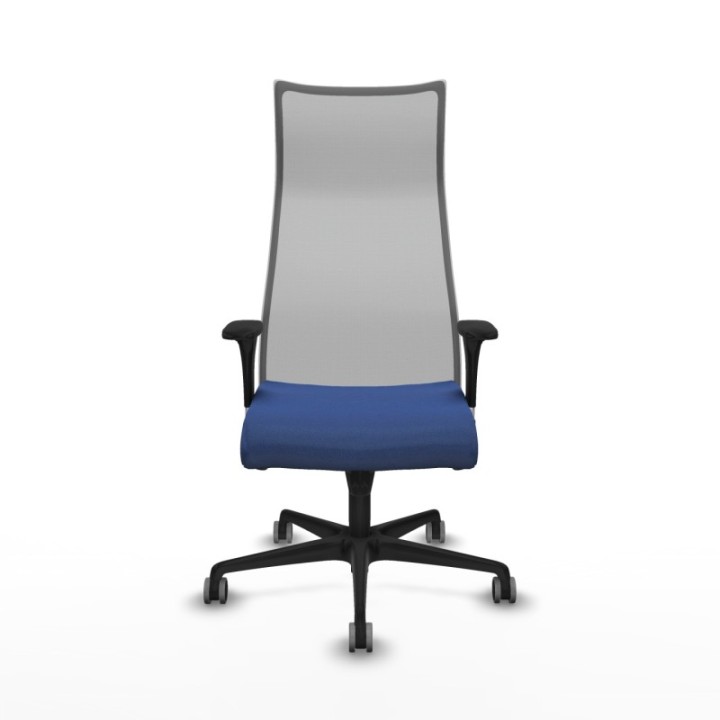 Albacete malla sincro malla gris bali azul marino brazos 1D base nailon ruedas 65mm engomadas