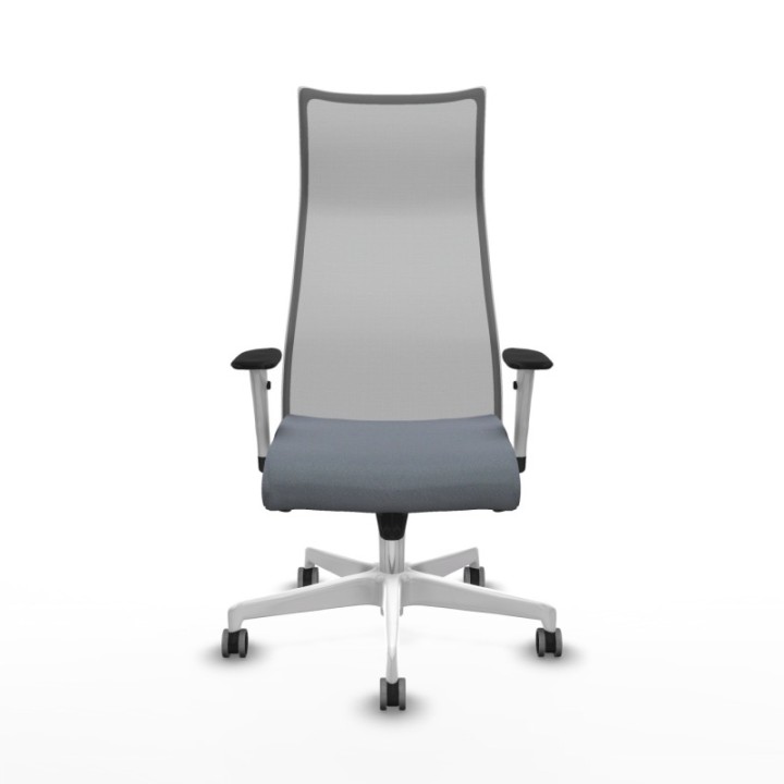 Albacete malla sincro malla gris bali gris brazos blancos base blanca ruedas 65mm engomadas