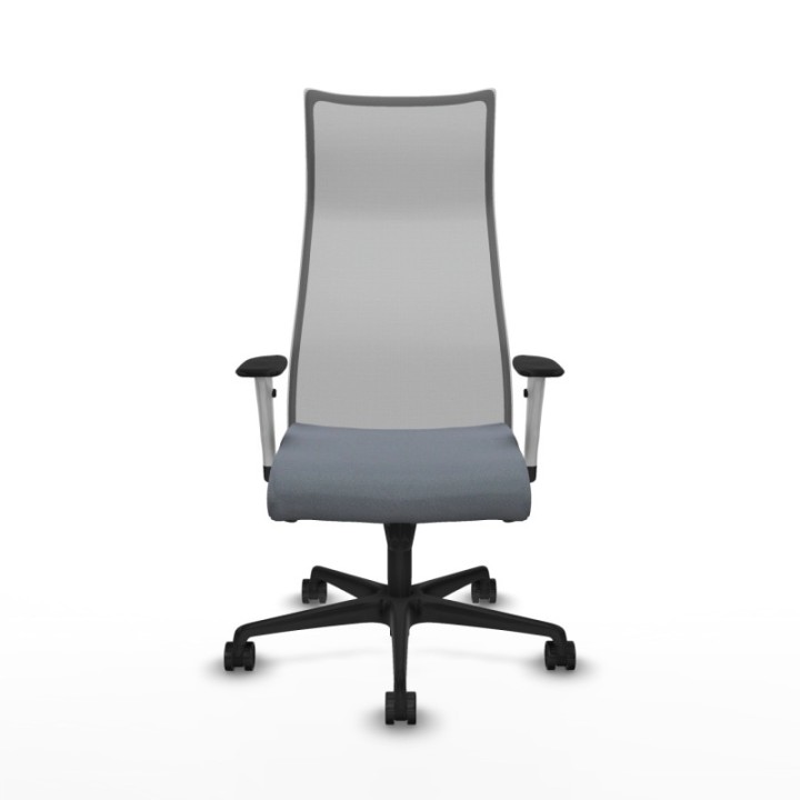 Albacete malla sincro malla gris bali gris brazos blancos base nailon ruedas 65 mm nailon