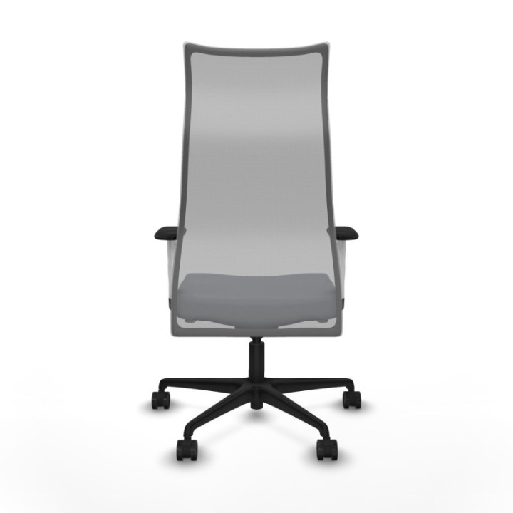 Albacete malla sincro malla gris bali gris brazos blancos base nailon ruedas 65 mm nailon