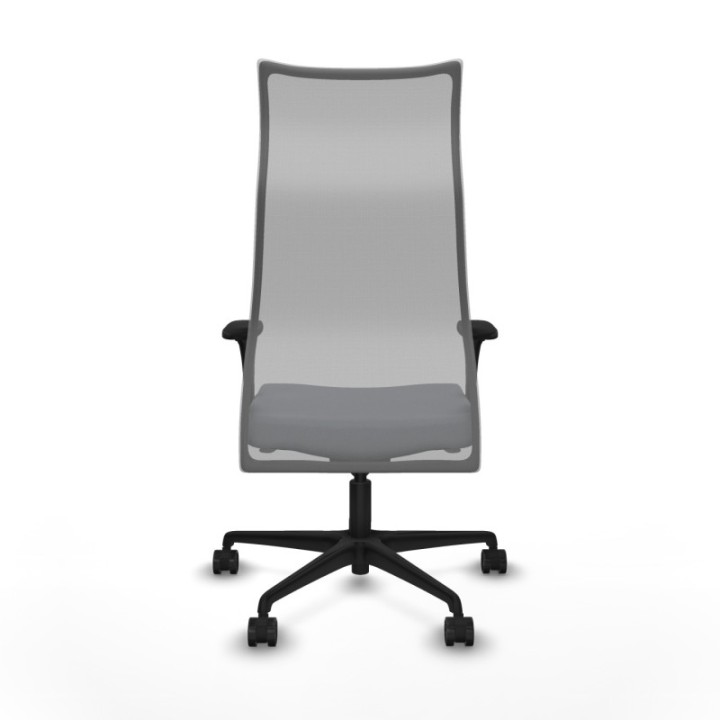 Albacete malla sincro malla gris bali gris brazos 1D base nailon ruedas 65 mm nailon