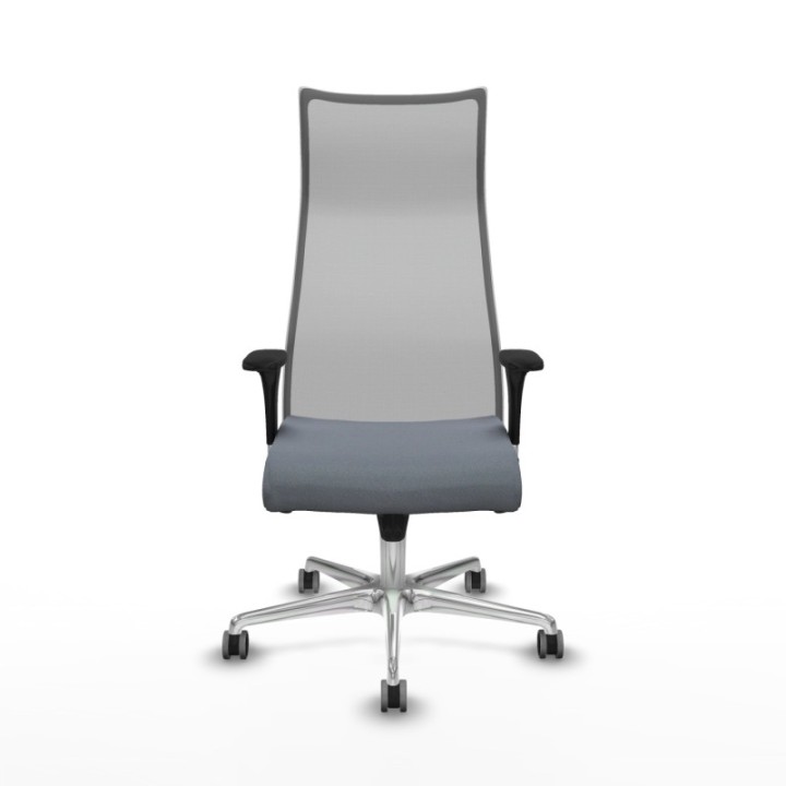 Albacete malla sincro malla gris bali gris brazos 1D base aluminio ruedas 65mm engomadas