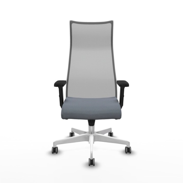 Albacete malla sincro malla gris bali gris brazos 2D base blanca ruedas 65mm engomadas