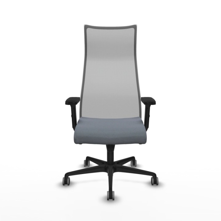 Albacete malla sincro malla gris bali gris brazos 2D base nailon ruedas 65mm engomadas