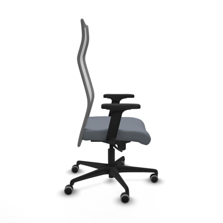 Albacete malla sincro malla gris bali gris brazos 2D base nailon ruedas 65mm engomadas