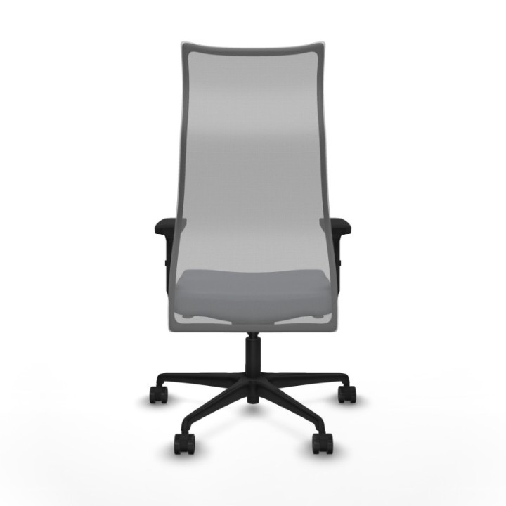 Albacete malla sincro malla gris bali gris brazos 2D base nailon ruedas 65 mm nailon